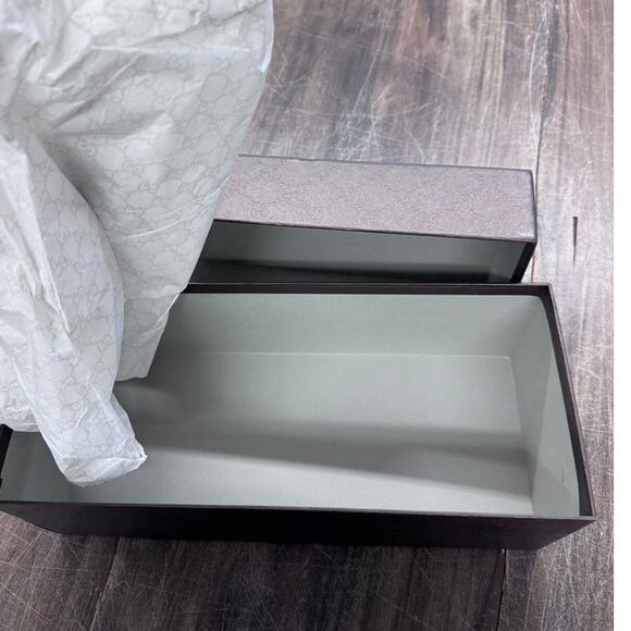 "GUCCI" Shoe‎ box, Empty, 12.5"L x 5"T x 5.5" D - Picture 9 of 9